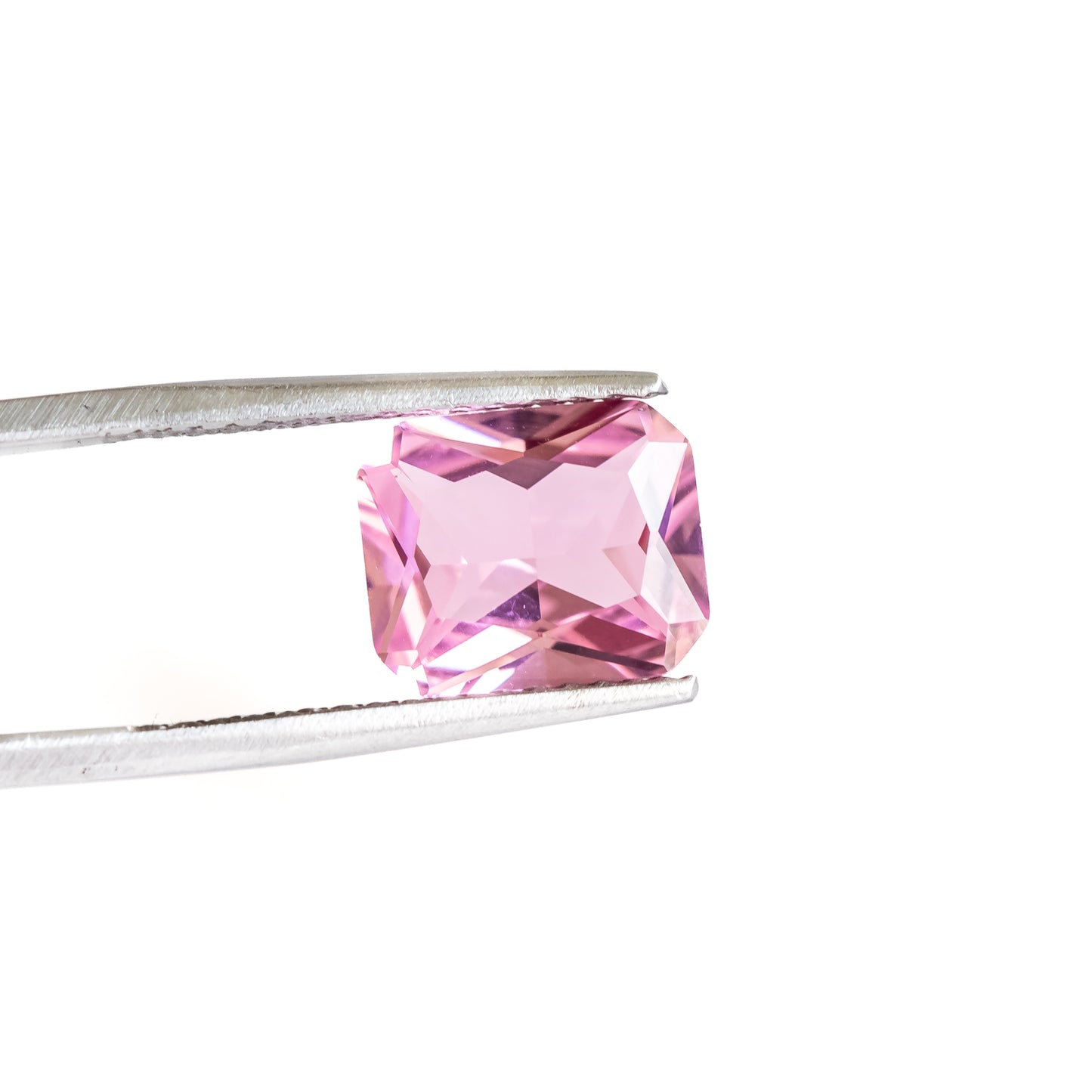 Nanosital #A-1255 Pink Extra Octagon 12*10 mm, 8*6 mm