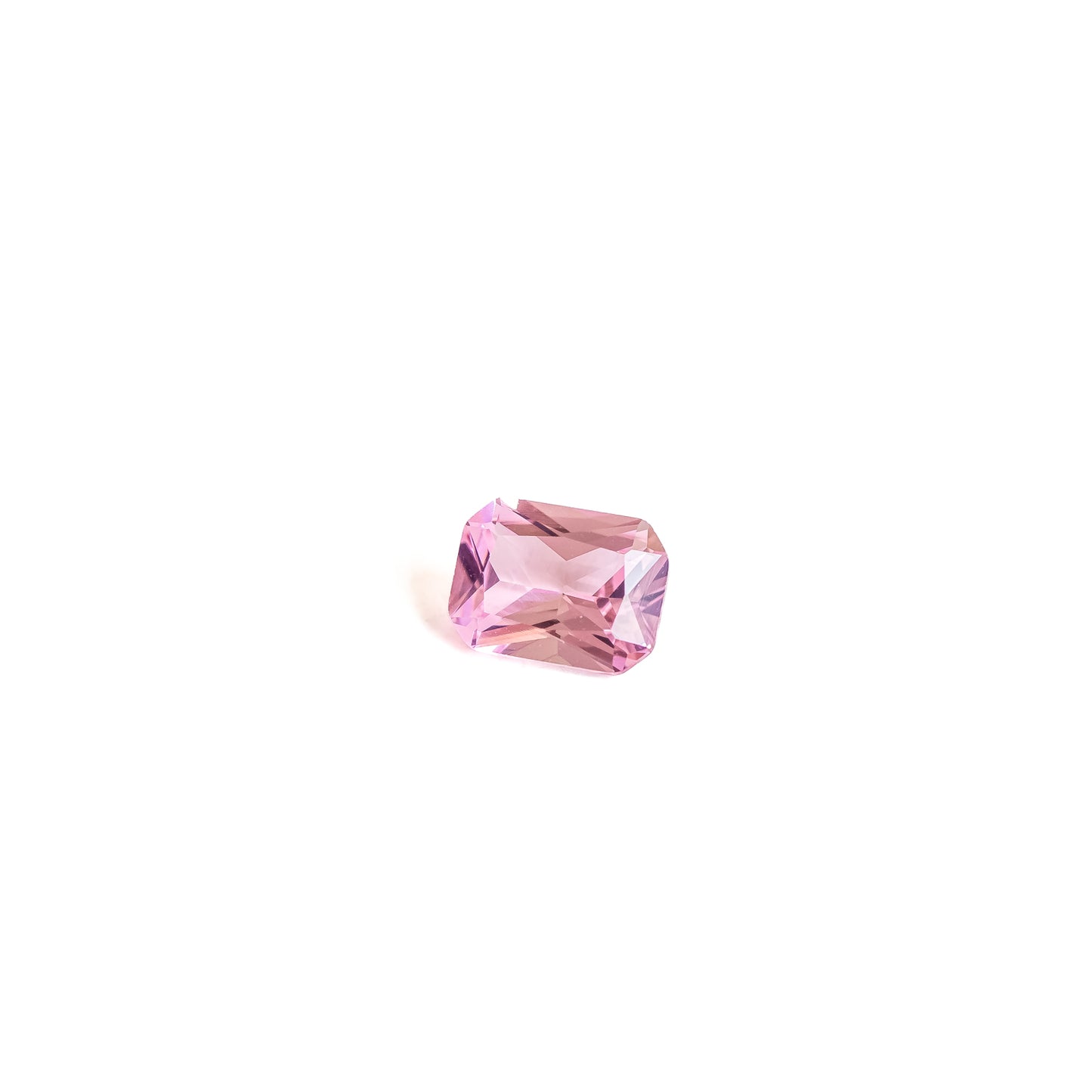 Nanosital #A-1255 Pink Extra Octagon 12*10 mm, 8*6 mm