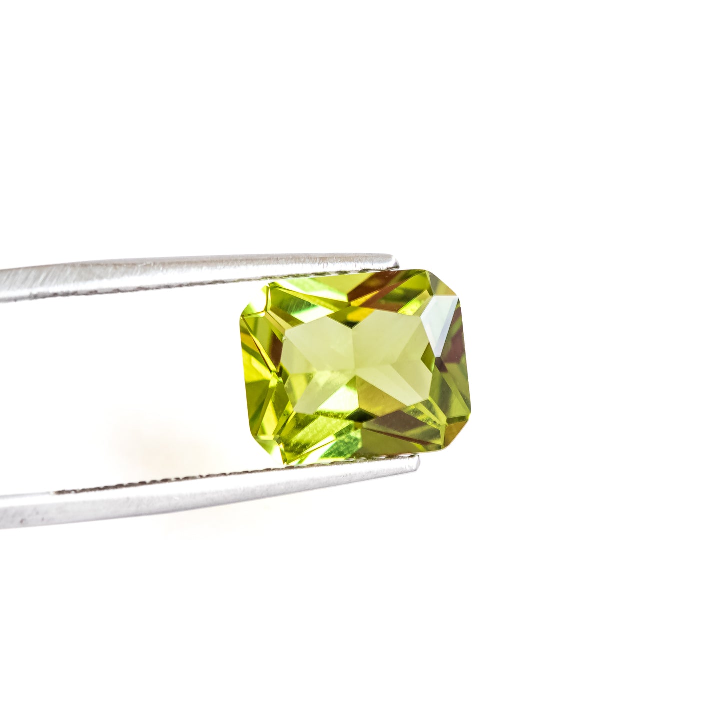 Nanosital #14/2 Peridot Octagon 12*10 mm, 8*6 mm
