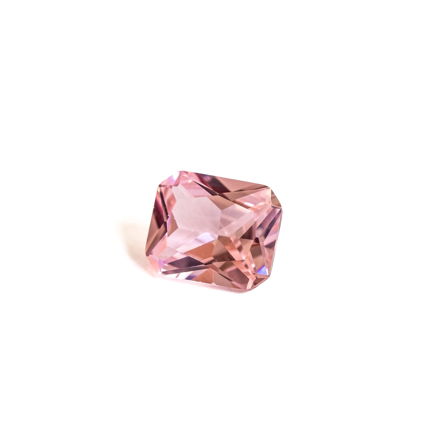 Nanosital #28 Morganite Pink Light Octagon 12*10 mm, 8*6 mm