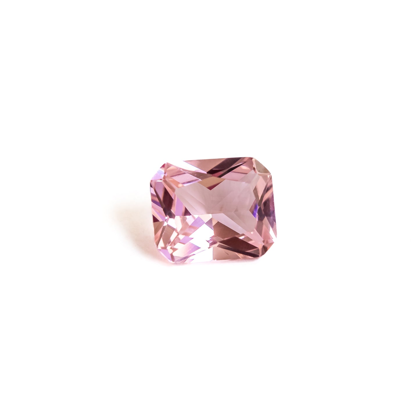 Nanosital #28 Morganite Pink Light Octagon 12*10 mm, 8*6 mm