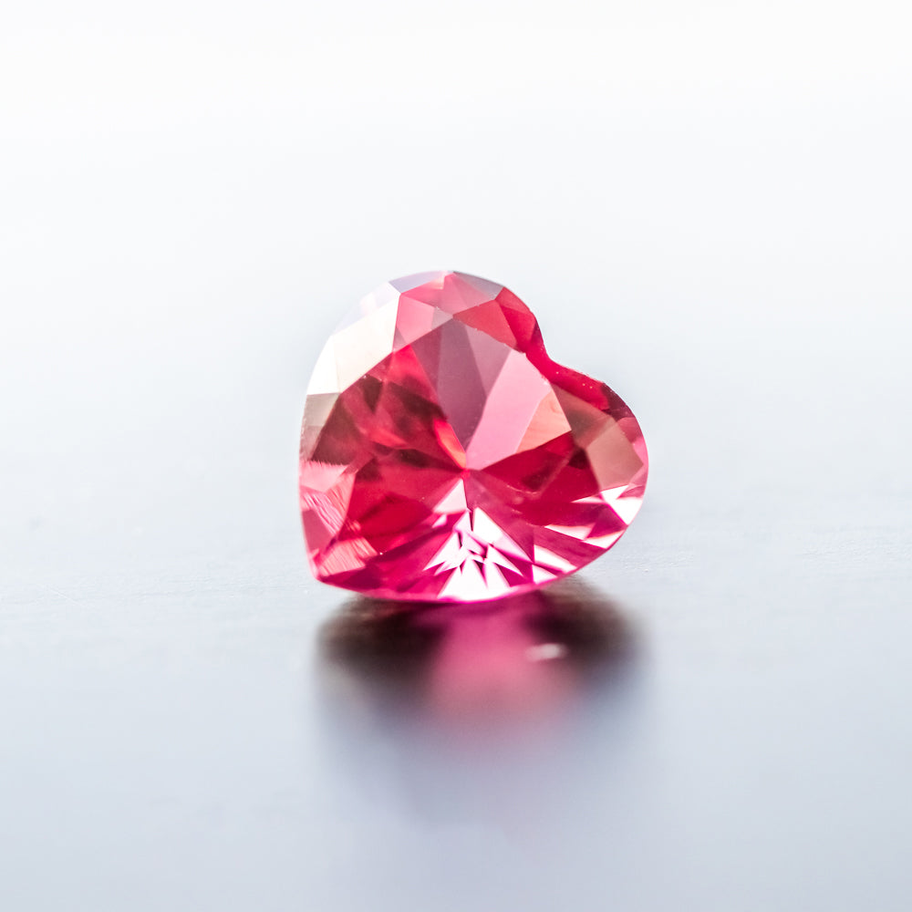 Nanosital #TB-9M Pink Tourmaline Heart 10*10 mm, 13*13 mm
