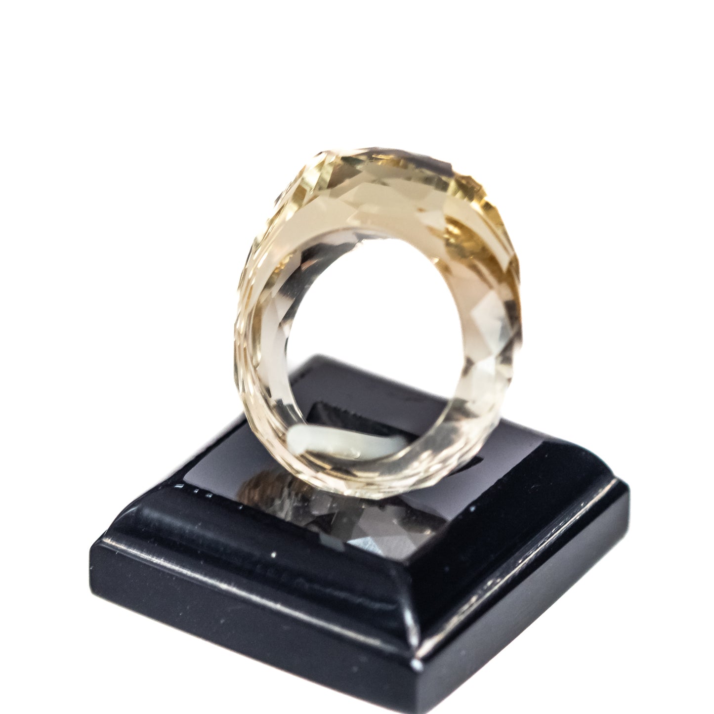 Nanosital UV Ring White, Yellow, Pink and Champagne size 17.5 m , US size 7