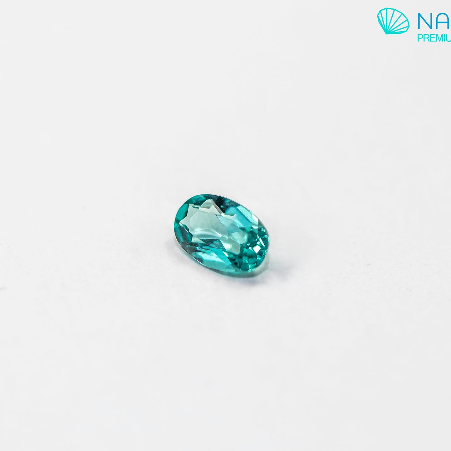 Nanosital #A-75 Tourmaline Paraiba Oval 10*8 mm, 8*6 mm, 6*4 mm