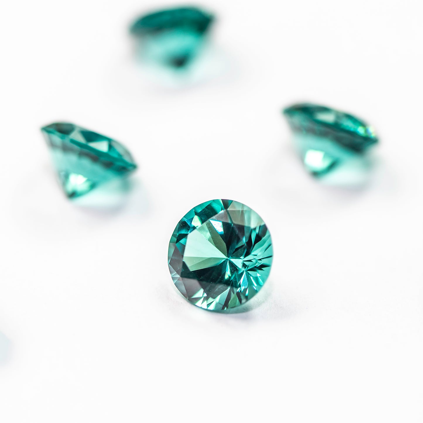 Nanosital #A-75 Tourmaline Paraiba Round 7 mm