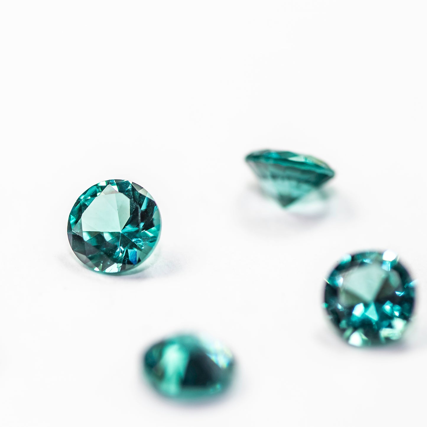 Nanosital #A-75 Tourmaline Paraiba Round 7 mm