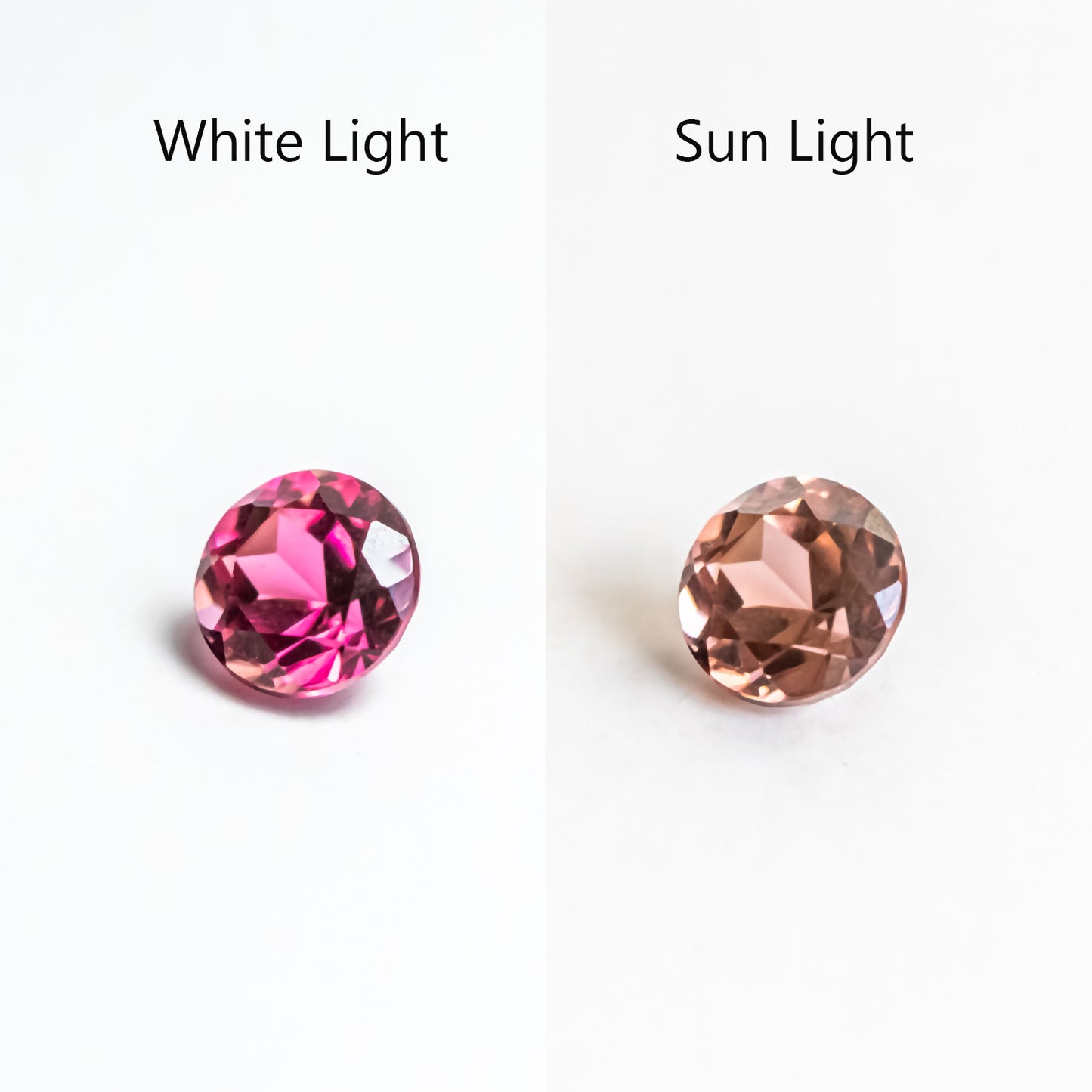 Nanosital #B-1298 Color Change Round 6 mm , 8 mm, 10 mm