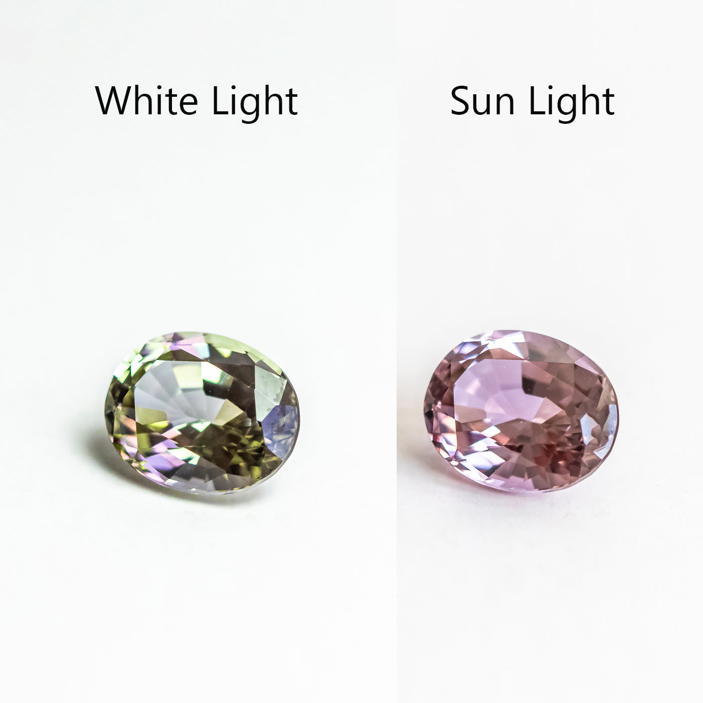 Nanosital #NZ-2 Color Change Oval 10*8 mm, 7*5 mm