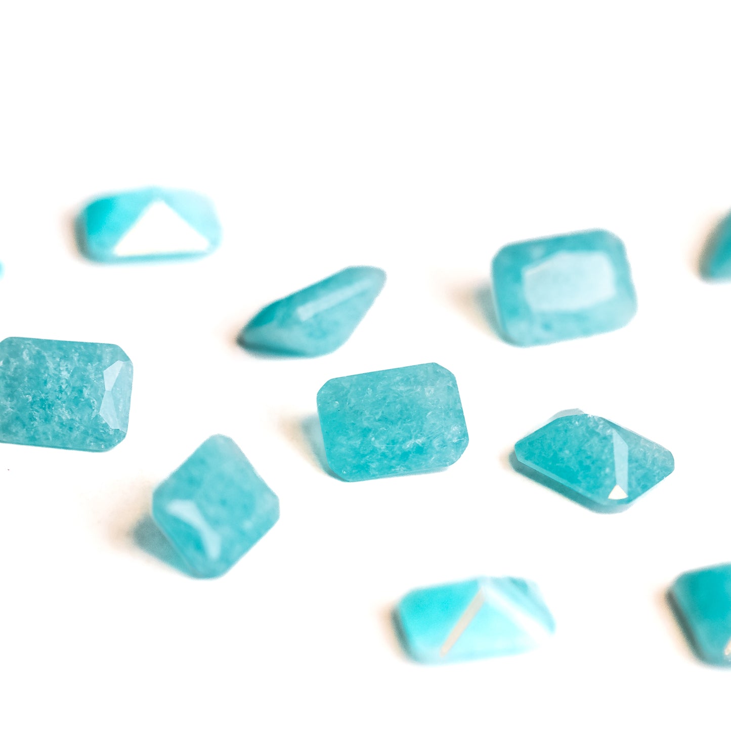 Nanosital #Z-108/5 Paraiba heavy Included Octagon 8*6 mm