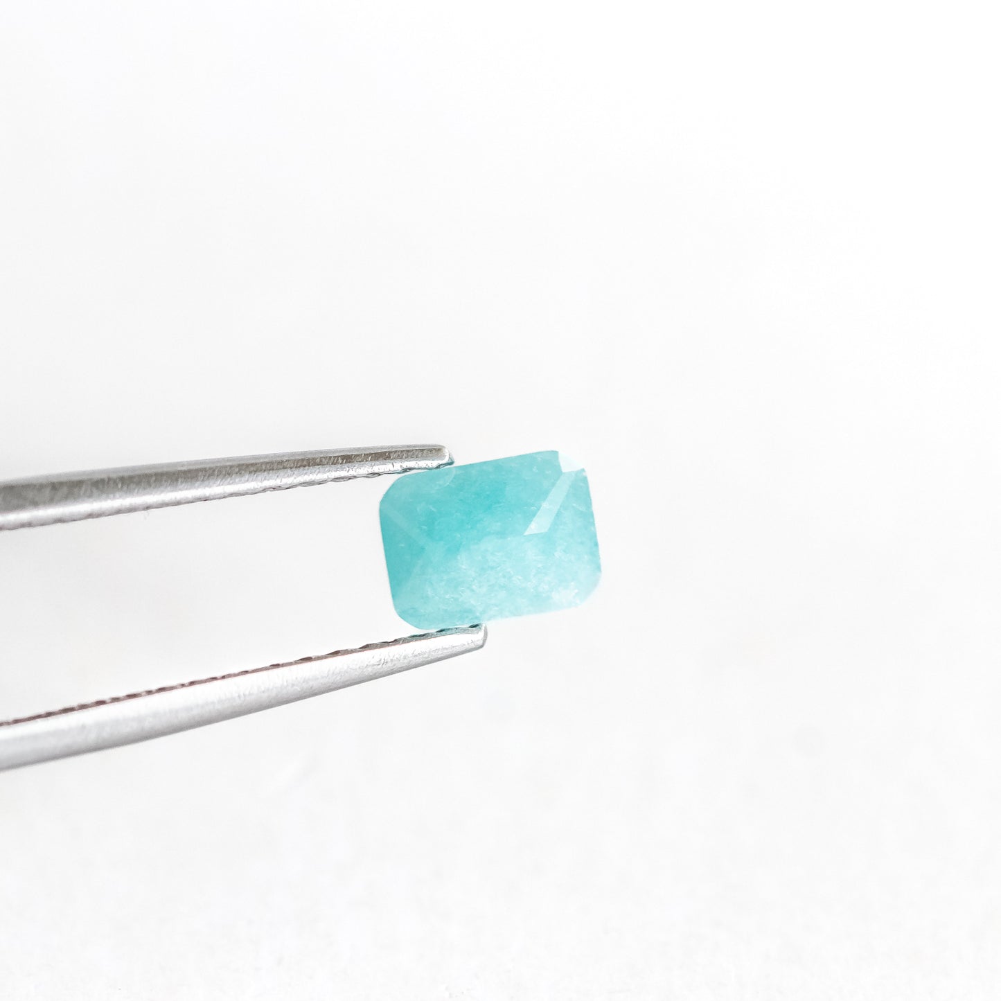 Nanosital #Z-108/5 Paraiba heavy Included Octagon 8*6 mm