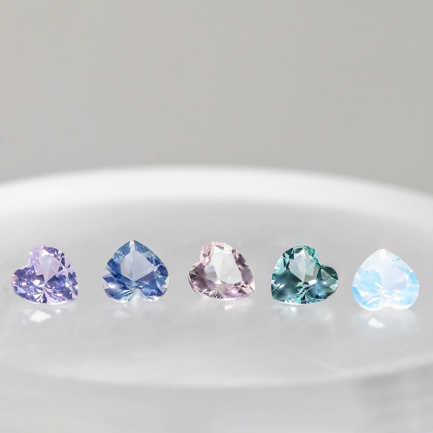 Nanosital Multiple colors Heart 5 mm