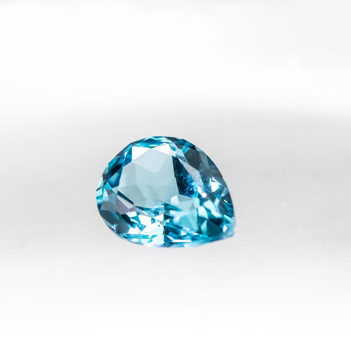 Nanosital #A-111 Topaz Sky Blue Pear 10*8 mm