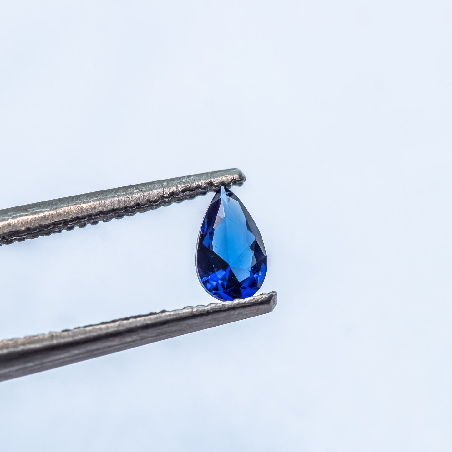 Nanosital #A-475 Sapphire Blue Dark Pear 5*3 mm