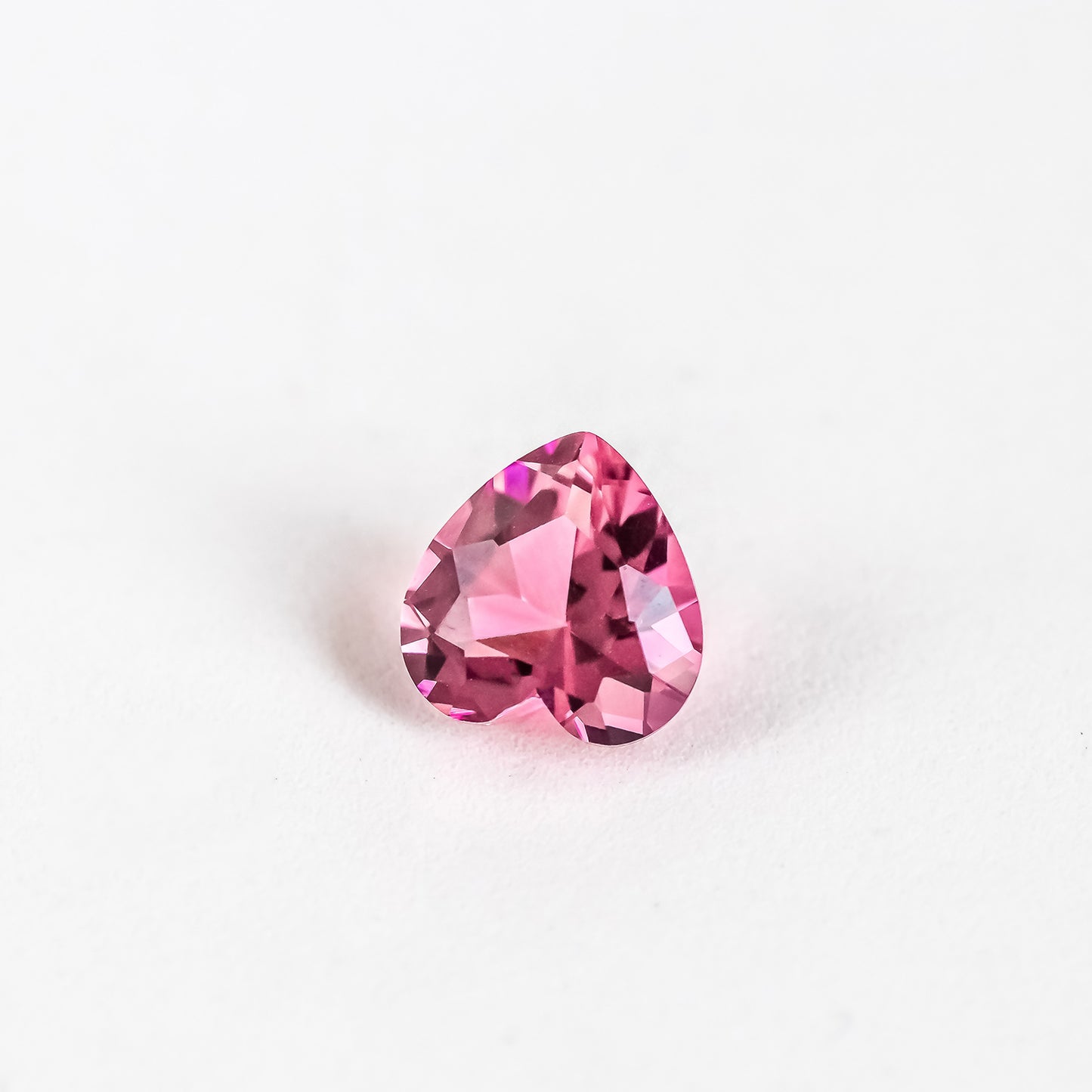 Nanosital #TB-9M Pink Tourmaline Heart 10*10 mm, 13*13 mm