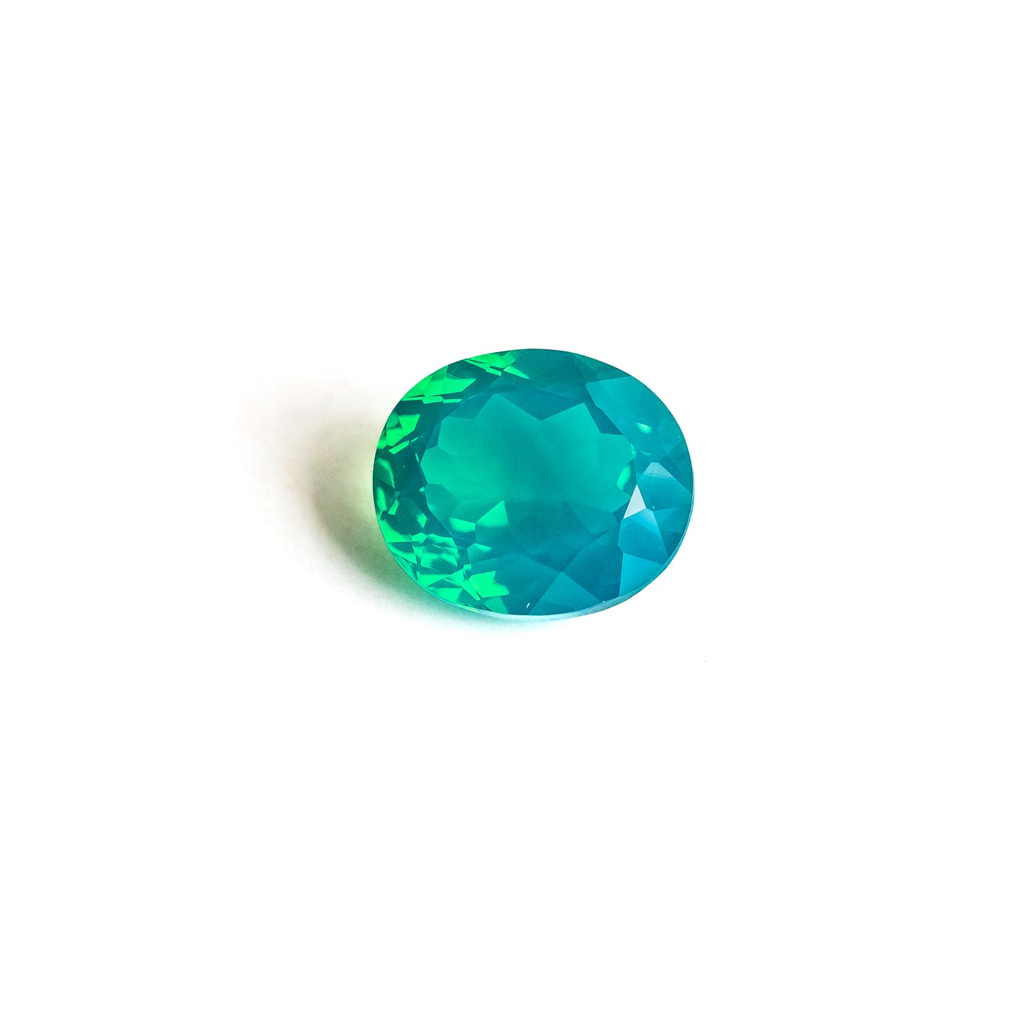 Nanosital #C-204/2 Green Opal Oval 14*12 mm, 12*10 mm, 10*8 mm, 8*6 mm