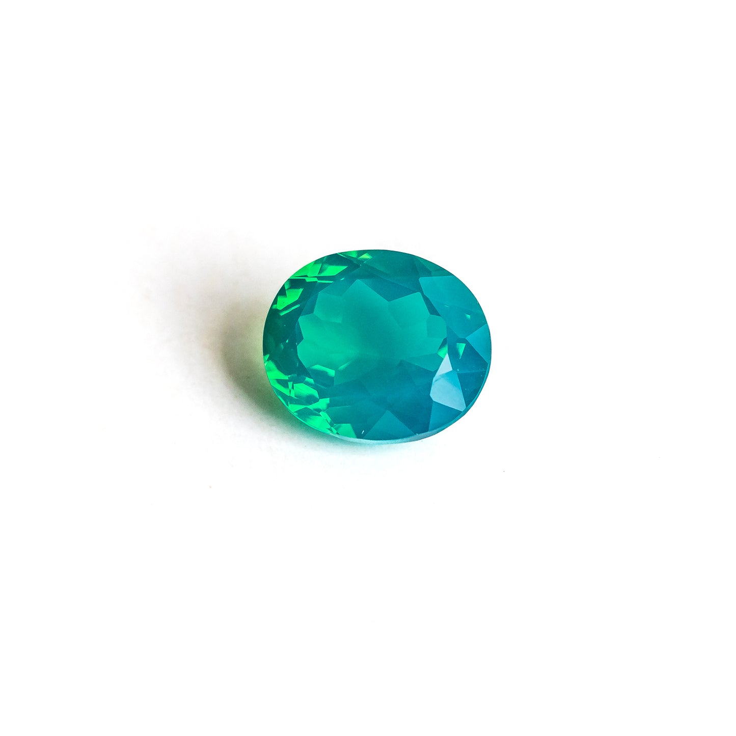 Nanosital #C-204/2 Green Opal Oval 14*12 mm, 12*10 mm, 10*8 mm, 8*6 mm