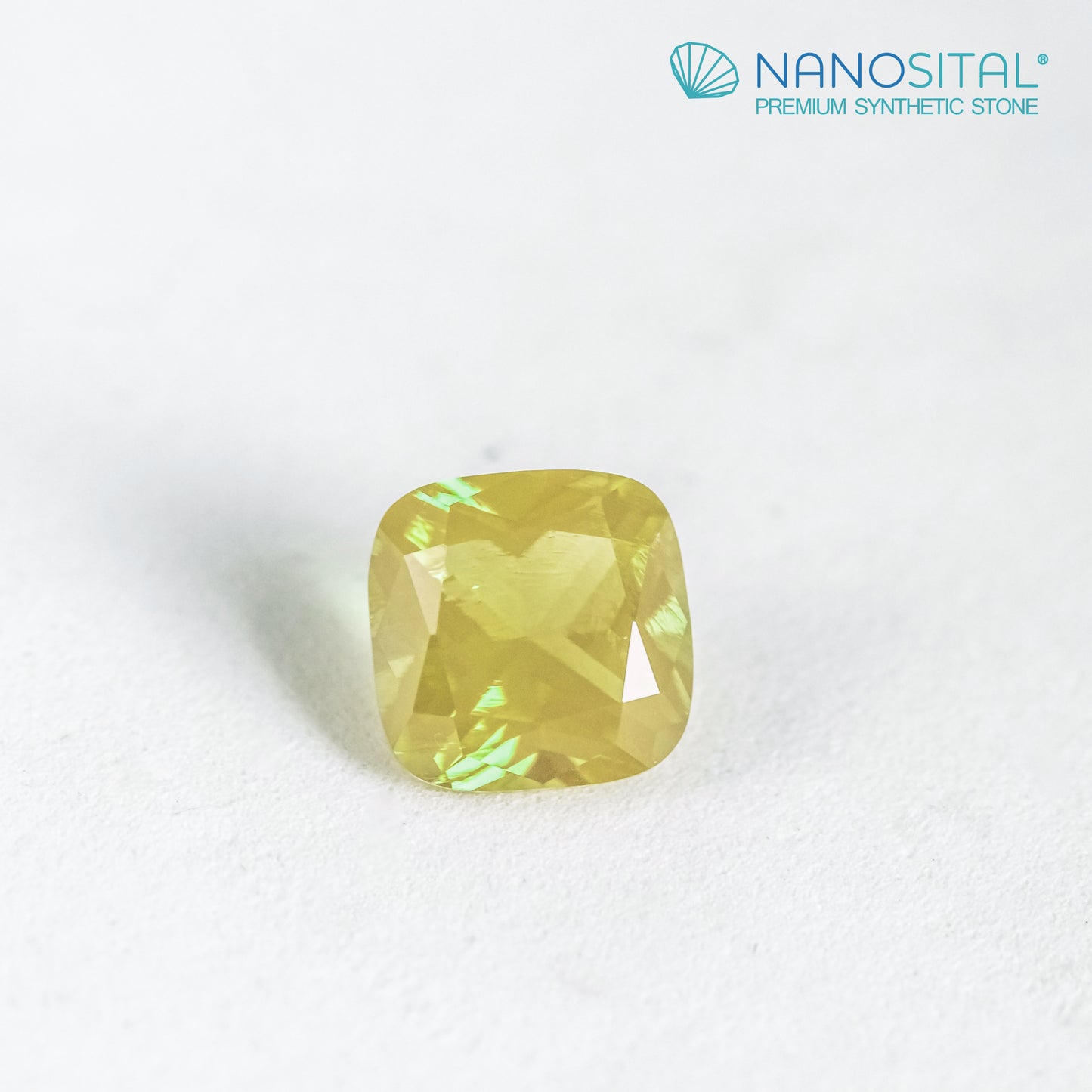 Nanosital #500 Sweet Dreams Honey Yellow Cushion 10*10 mm