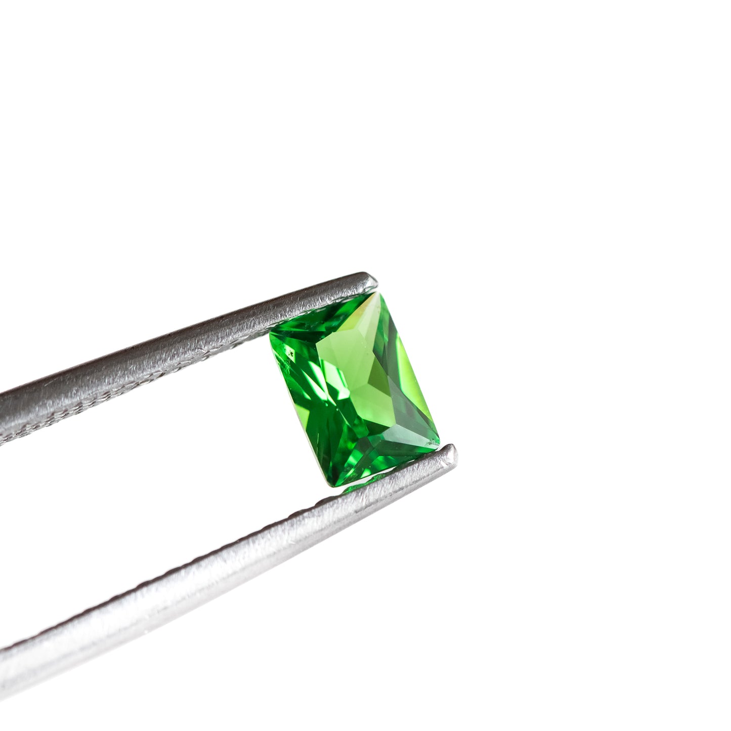 Nanosital #B-1713 Tsavorite Dark Baguette 7*5 mm