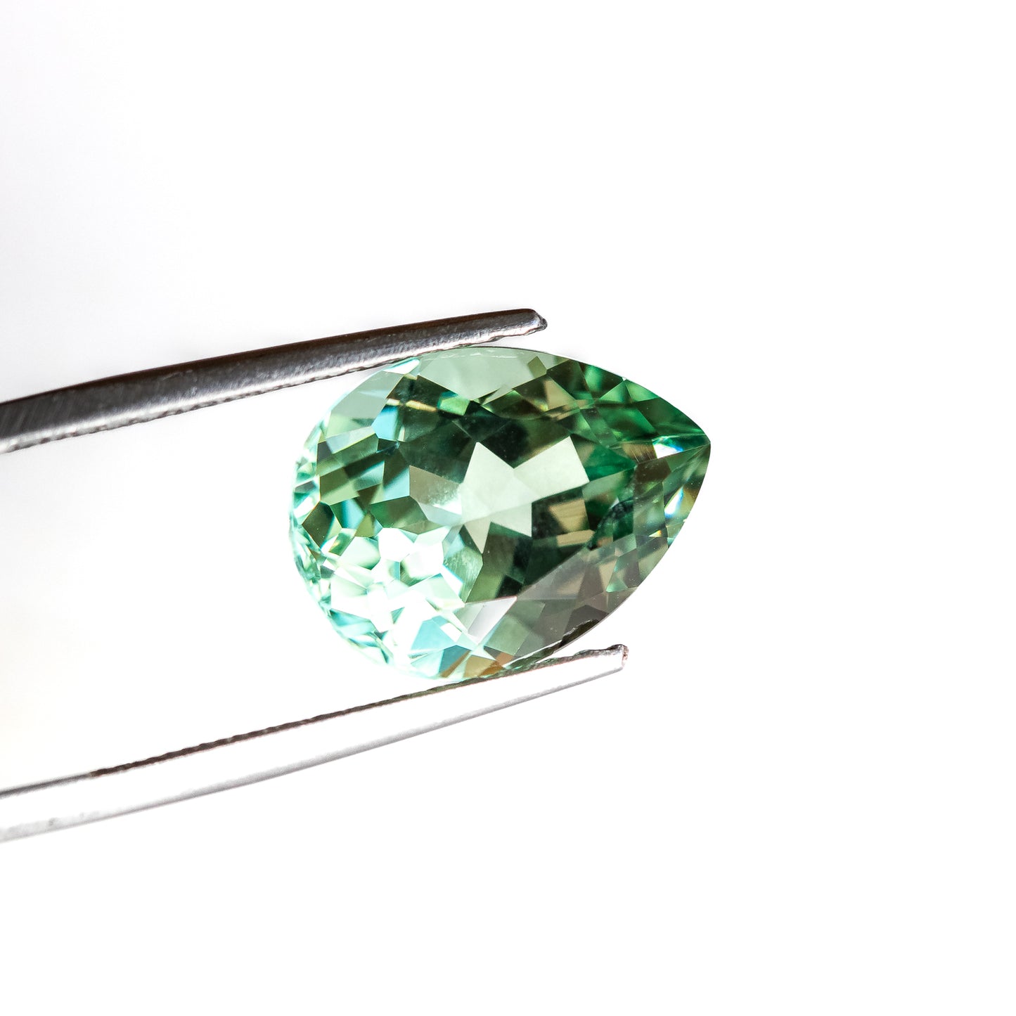 Nanosital #A-2248 Amethyst Green Pear 16*12 mm