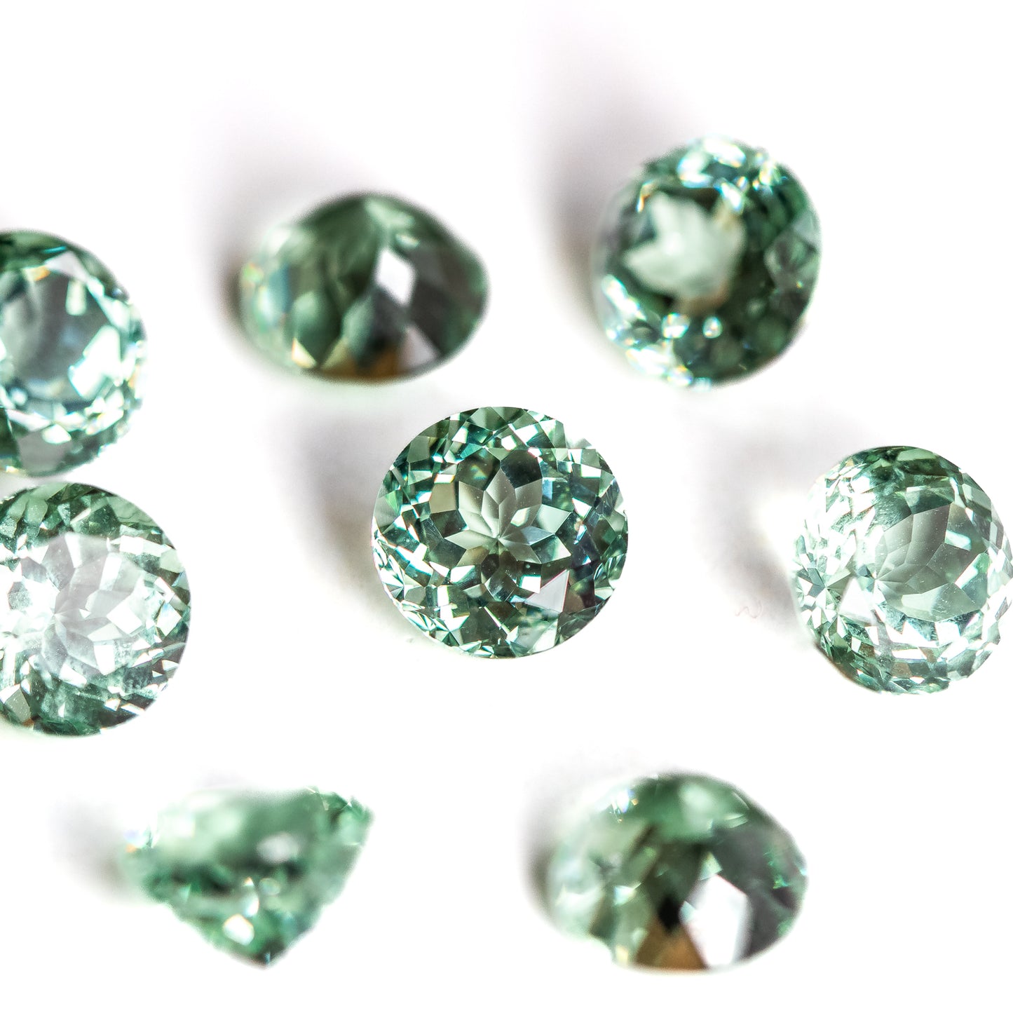 Nanosital #A-2248 Amethyst Green Round 10 mm