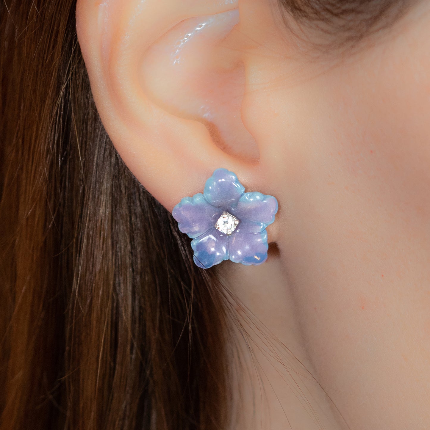 Nanosital Opals Flower Pair, 18 mm