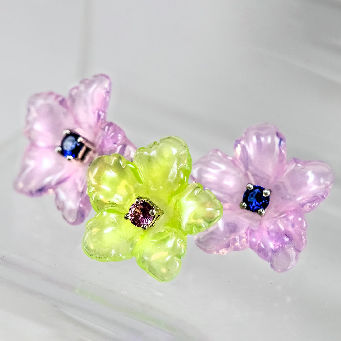 Nanosital Opals Flower Pair, 18 mm