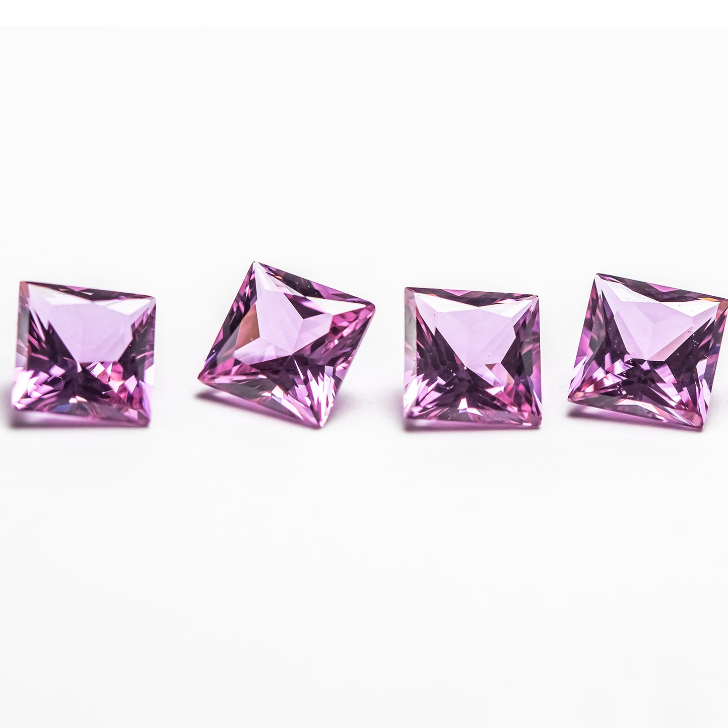 Nanosital #A-2462 Rhodolite Square 7*7 mm