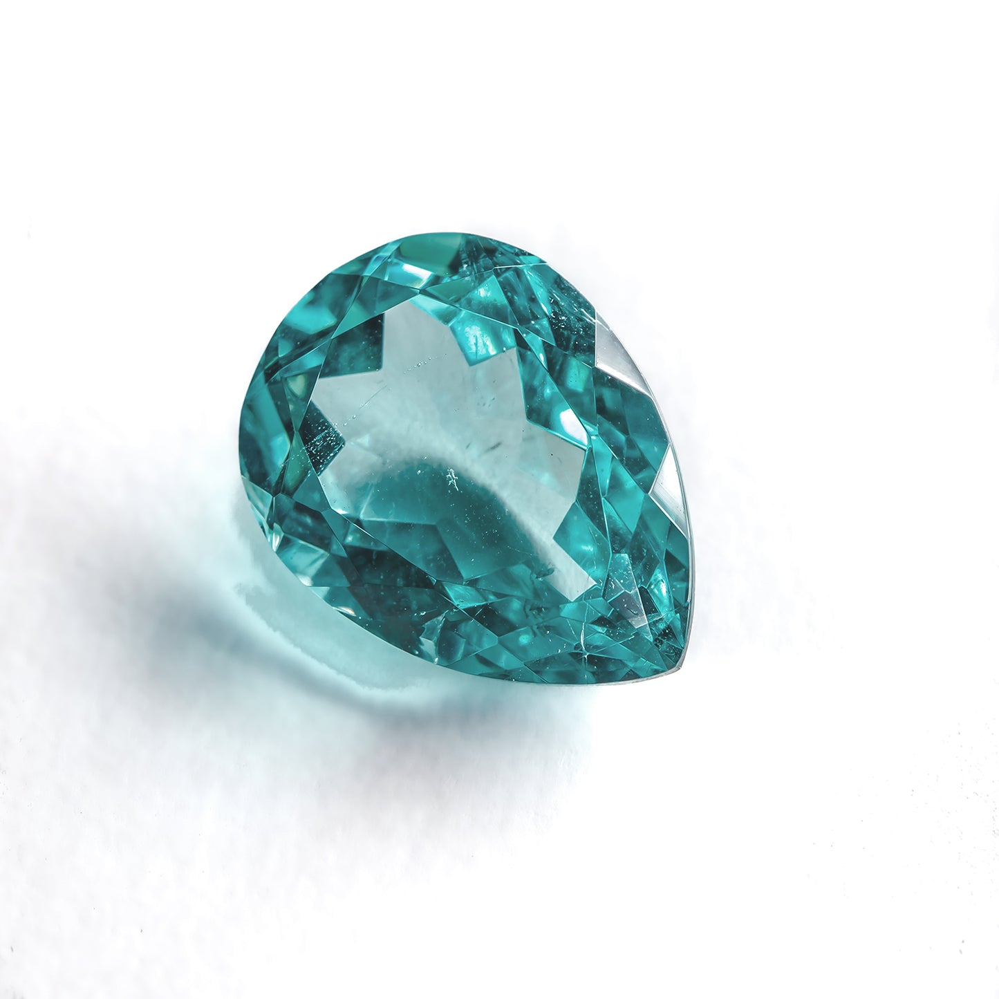 Nanosital #Z-108/B Paraiba with inclusions Pear 16*12 mm