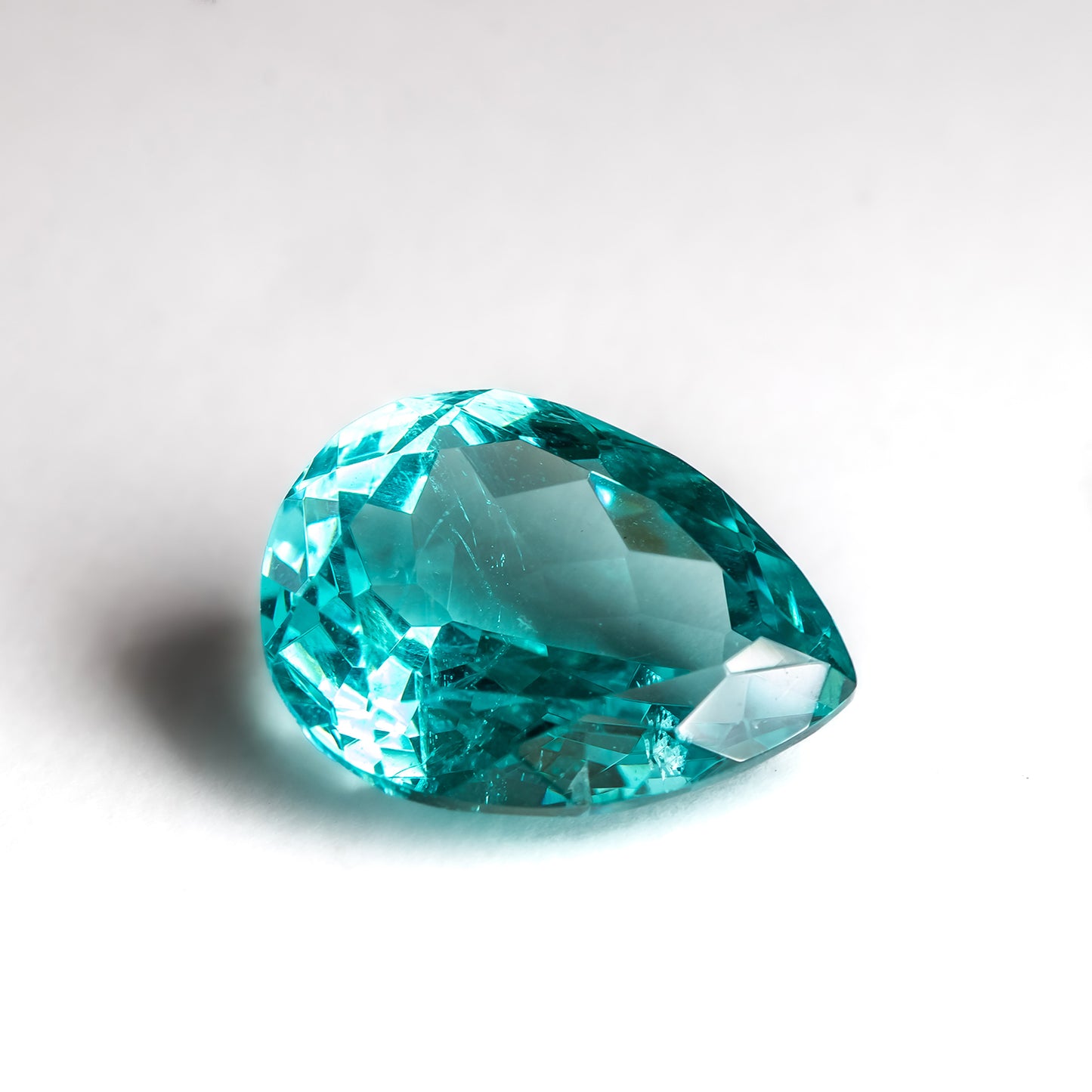 Nanosital #Z-108/B Paraiba with inclusions Pear 16*12 mm