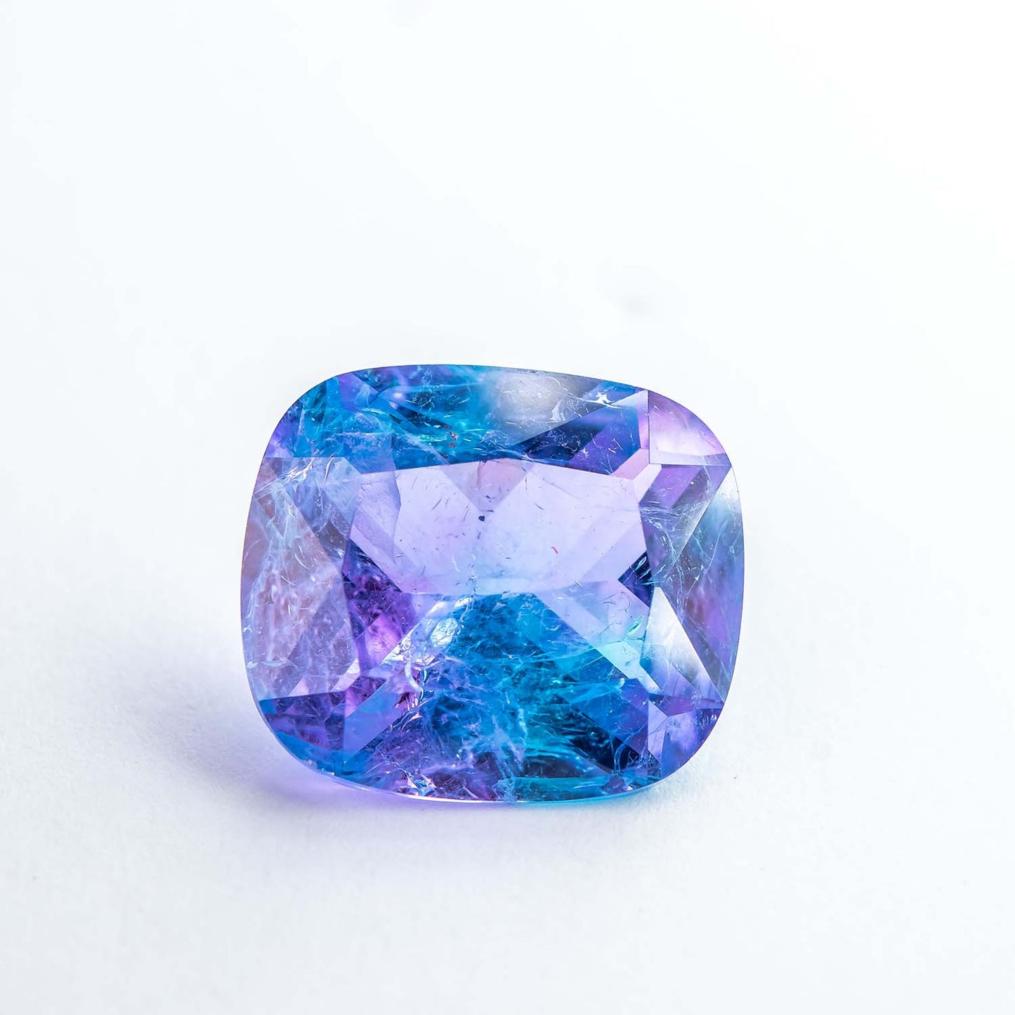 Nanosital #A-108/B+ B-1805 Blue-Purple Mélange Cushion 16*14 mm
