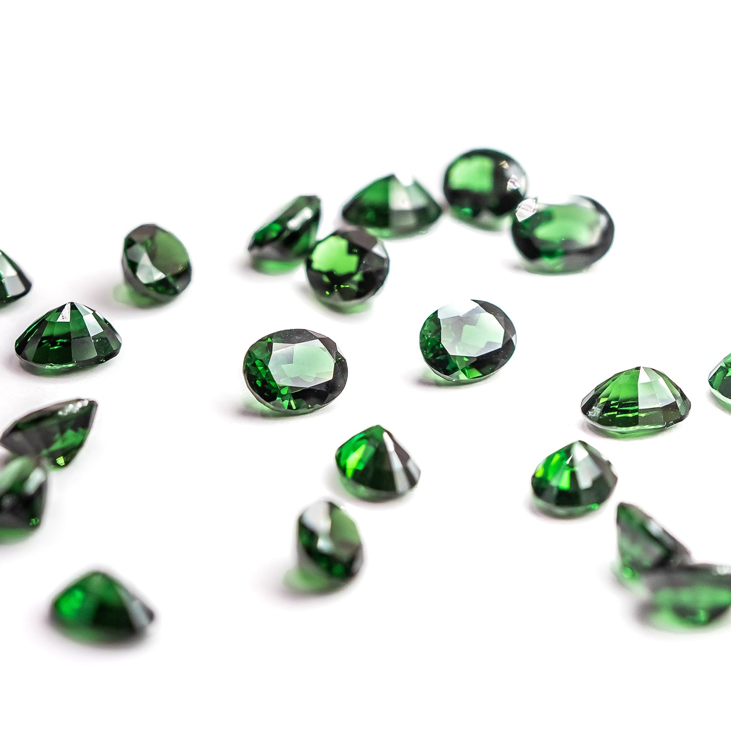 Nanosital #21 Tourmaline Green Dark Oval 8*6 mm