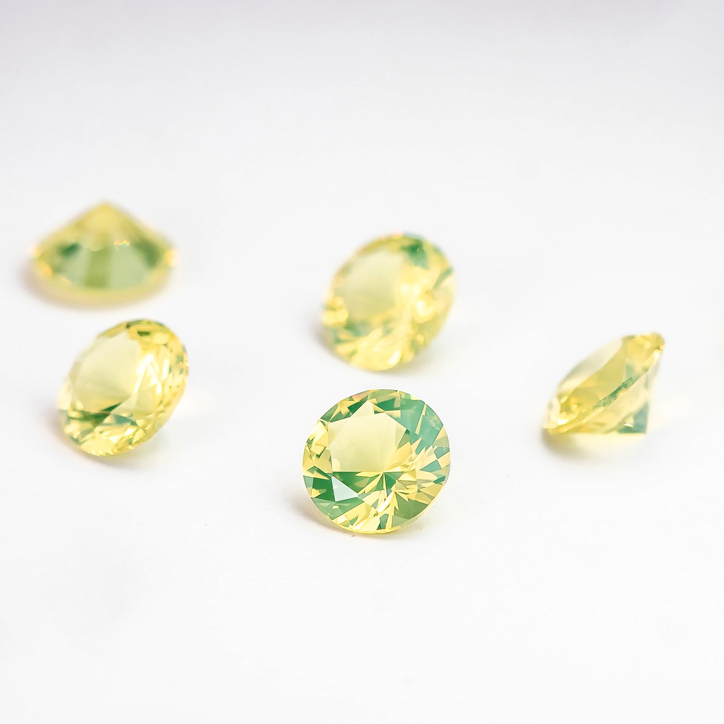 Nanosital #006 Yellow Opal Round 8 mm
