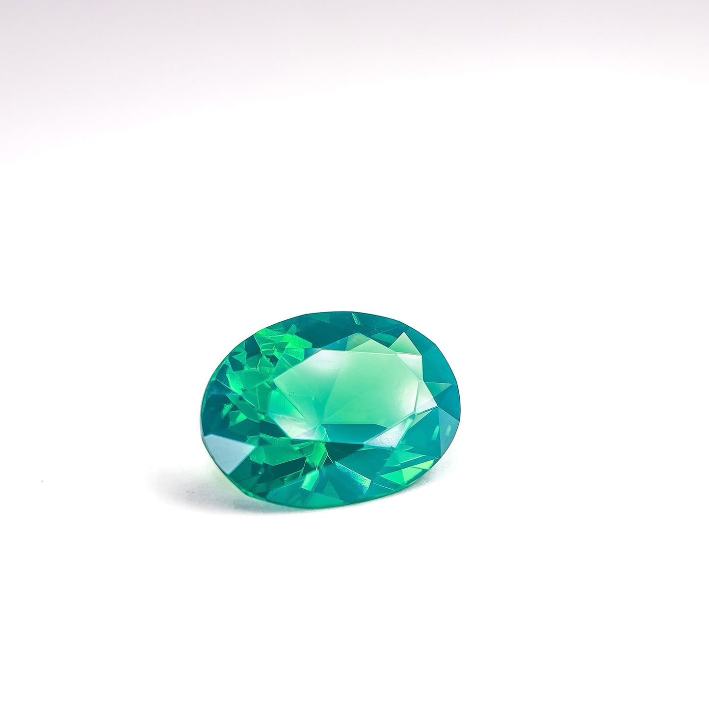 Nanosital #004 Green Opal Oval 20*15 mm, 14*12 mm