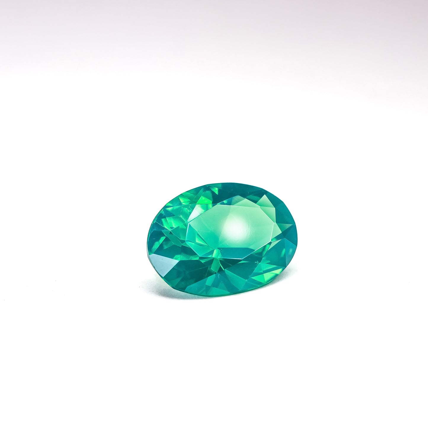 Nanosital #004 Green Opal Oval 20*15 mm, 14*12 mm