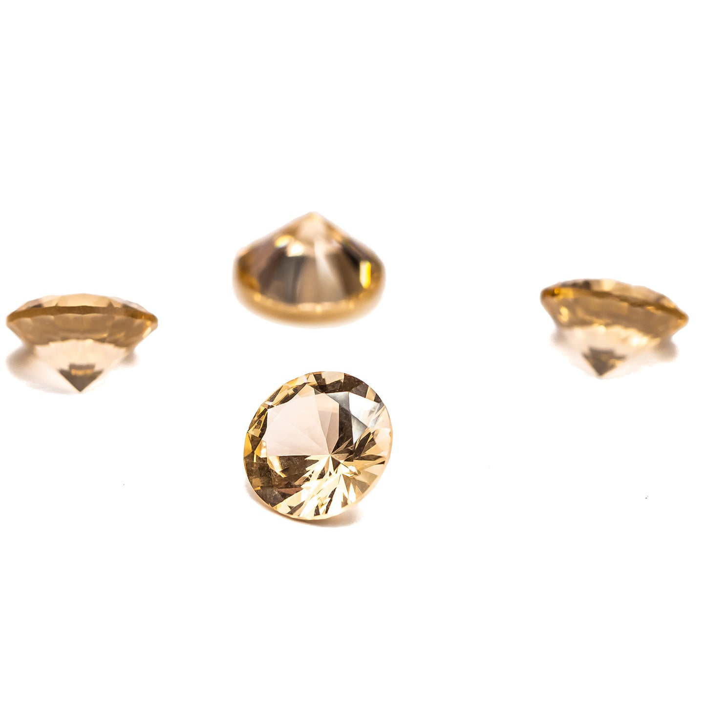 Nanosital #E-399 Gold Round 8 mm, 6.5 mm, 4 mm
