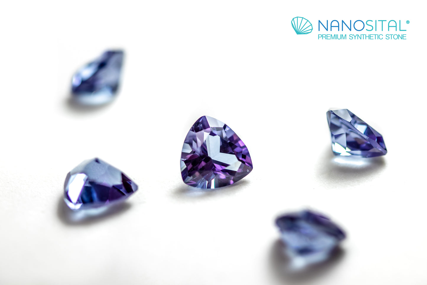 Nanosital #E-114 Color Change Trillion 10*10 mm