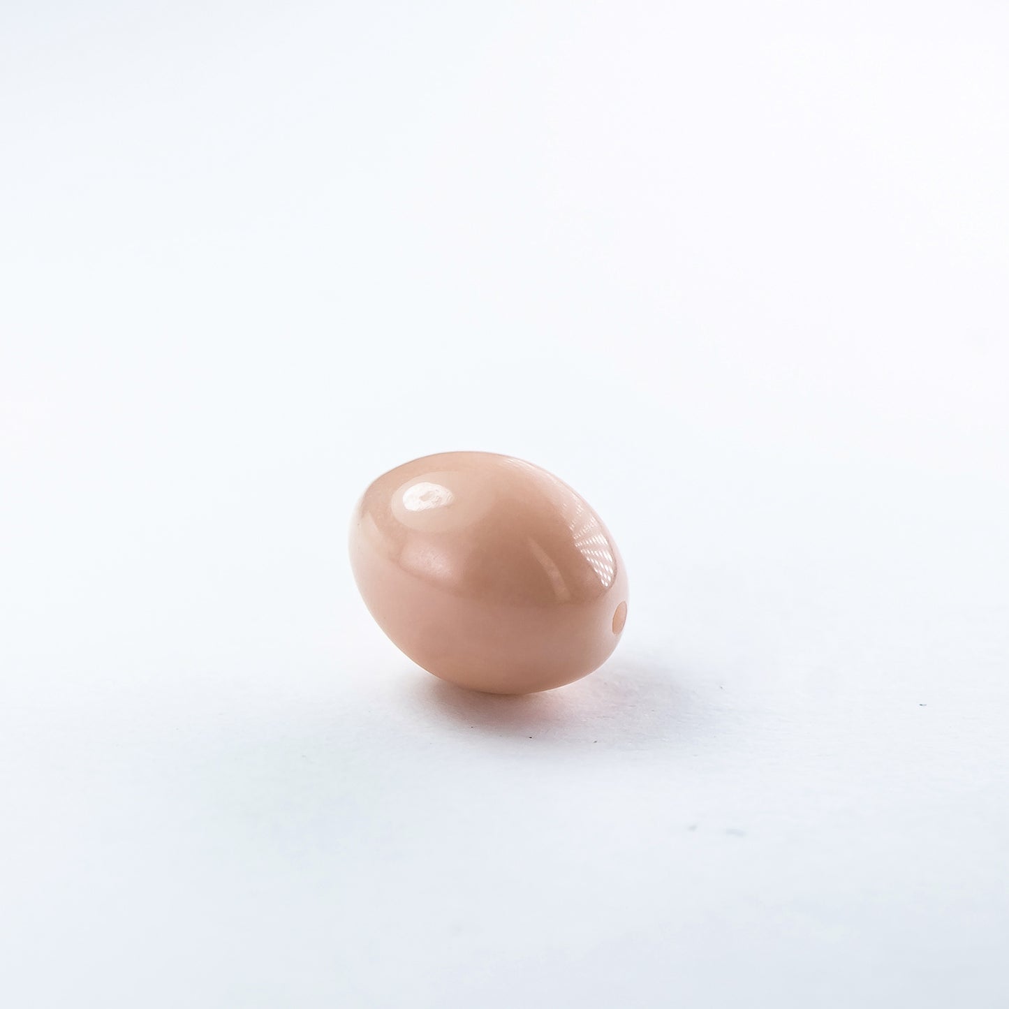 Nanosital #A-3250 Coral Peach Beads 16*12 mm, 12*10 mm with hole 1 mm