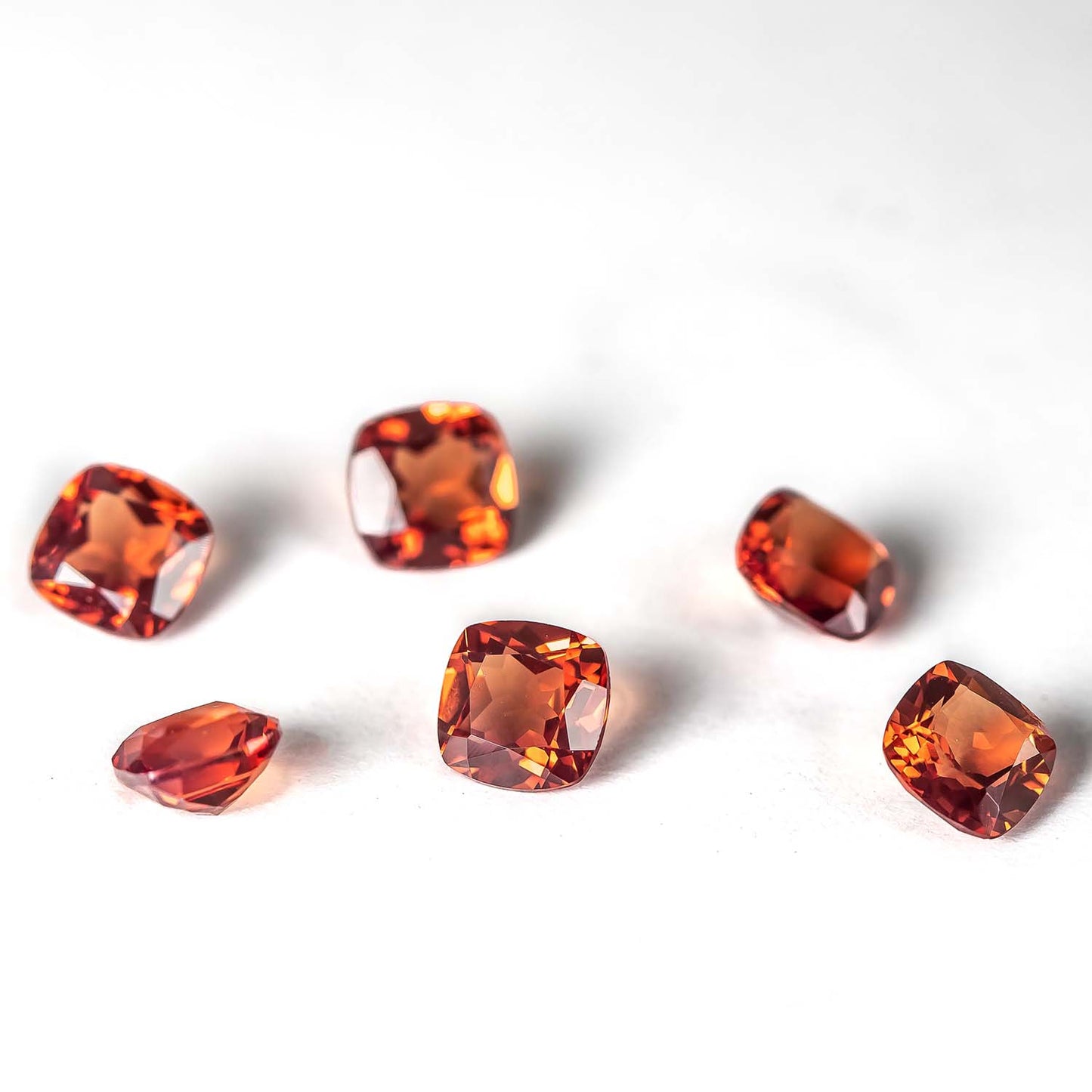 Nanosital #E-462 Spessartine Cushion 6*6 mm