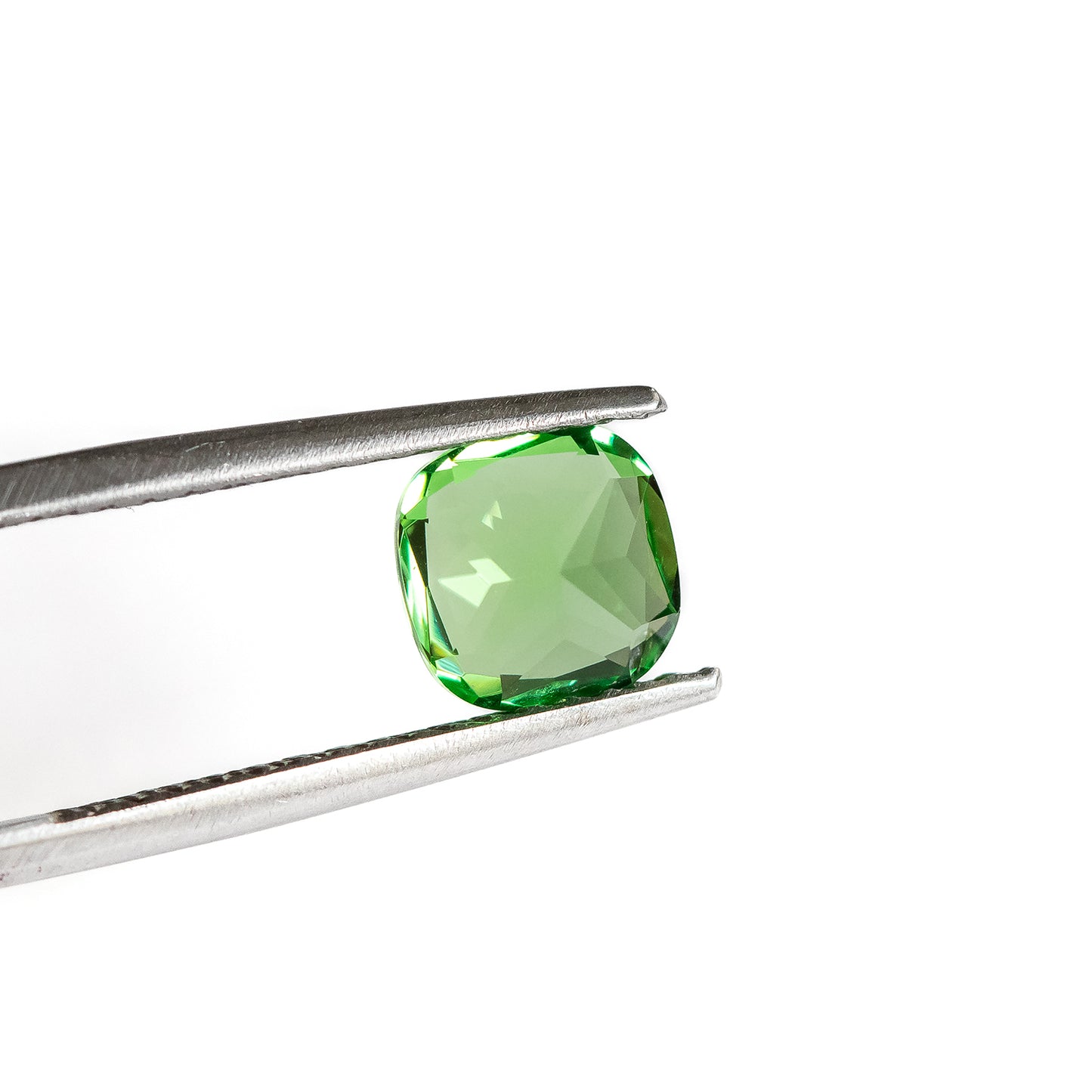Nanosital #A-3855 Tsavorite Cushion 8*8 mm