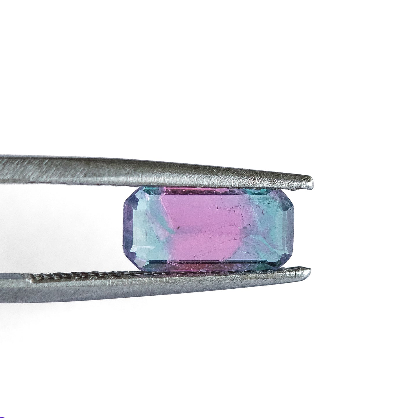 Nanosital #A-3674+A-7309 Pink-Blue Mélange Octagon 12*6 mm