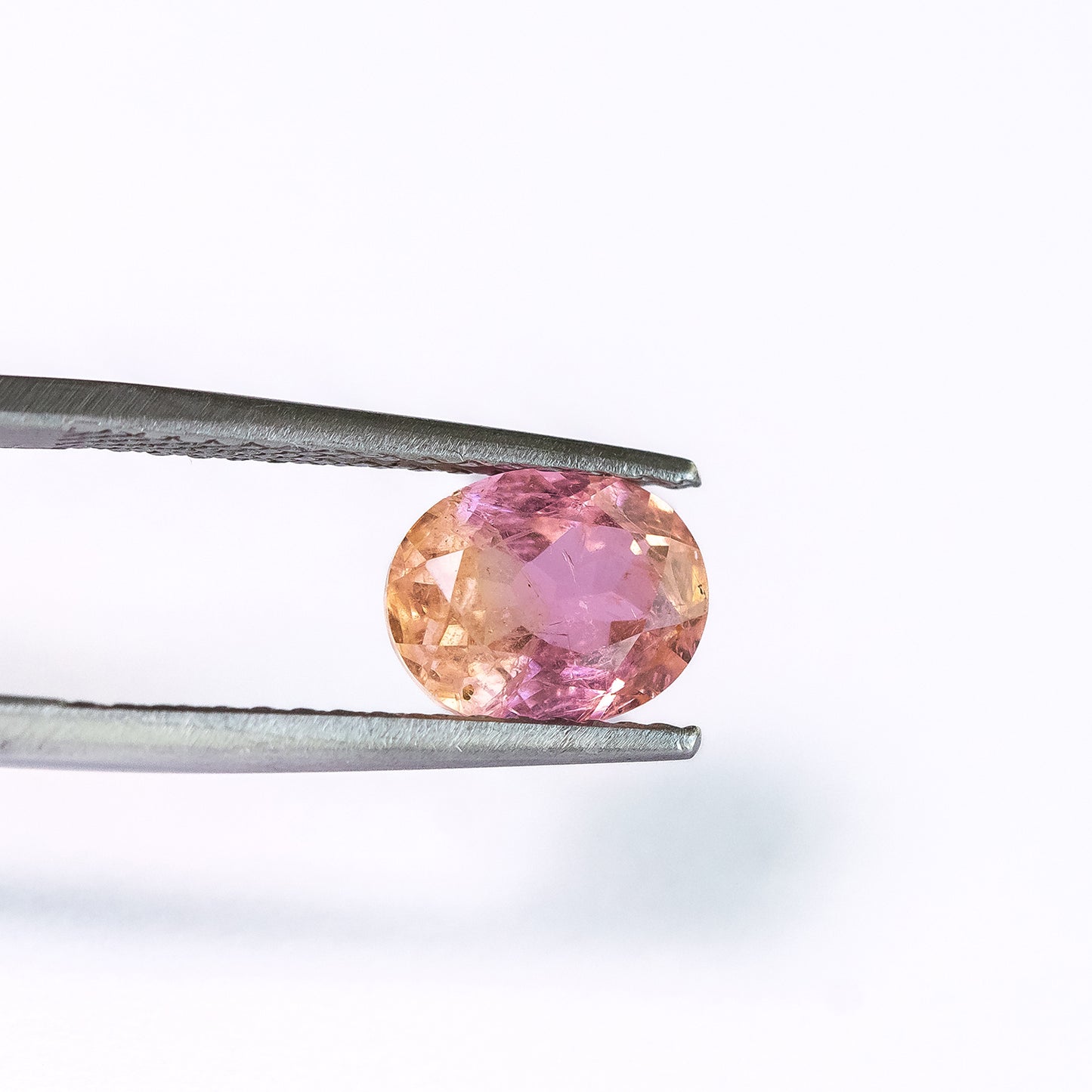 Nanosital #A-3674+A-8996 Pink-Yellow Mélange Oval 14*10 mm, 10*8 mm