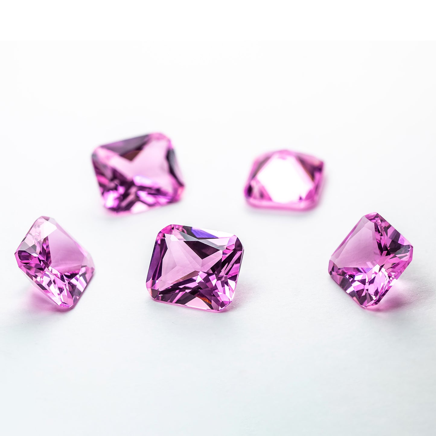 Nanosital #A-4572 Kunzite Octagon 14*12 mm, 12*10 mm, 8*6 mm