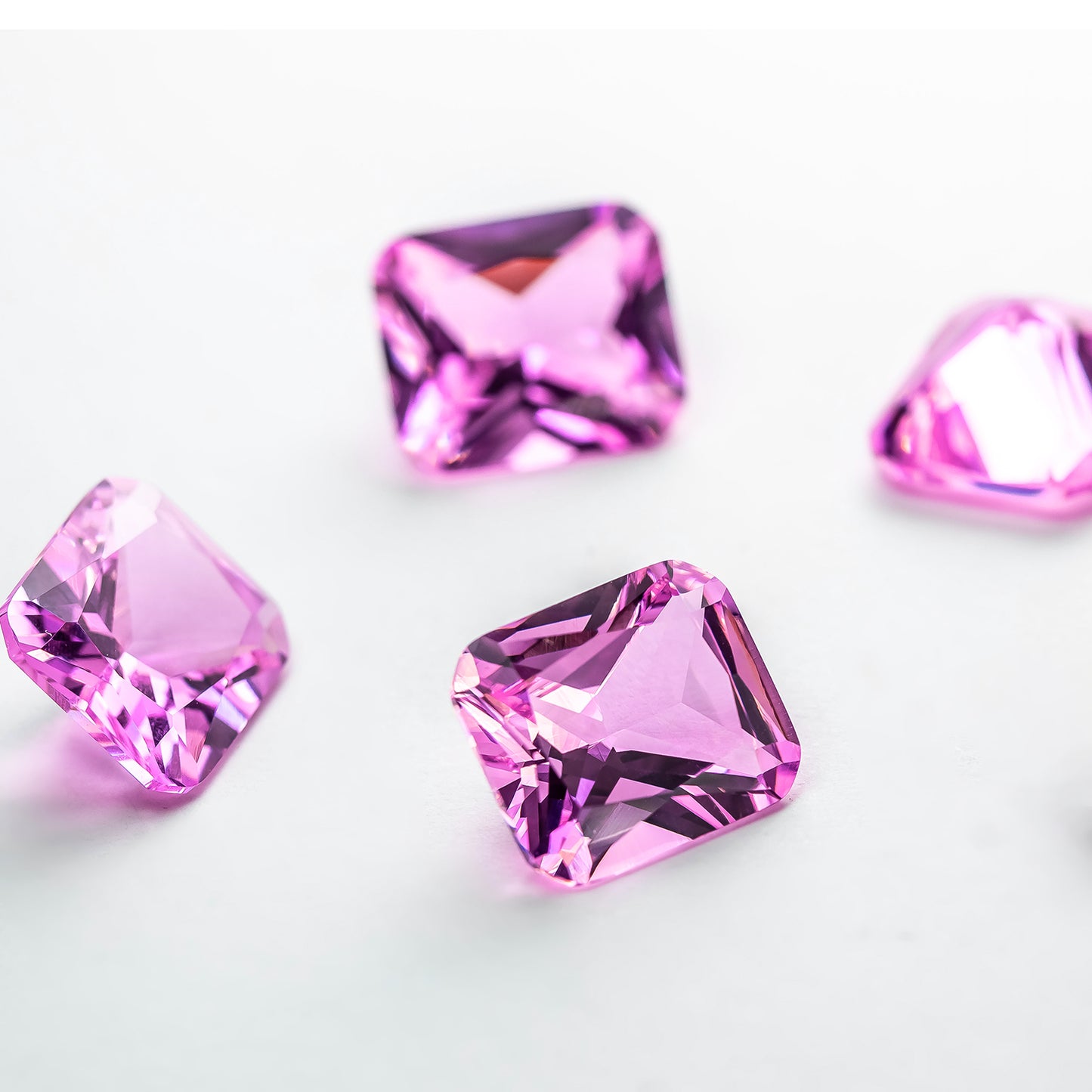 Nanosital #A-4572 Kunzite Octagon 14*12 mm, 12*10 mm, 8*6 mm