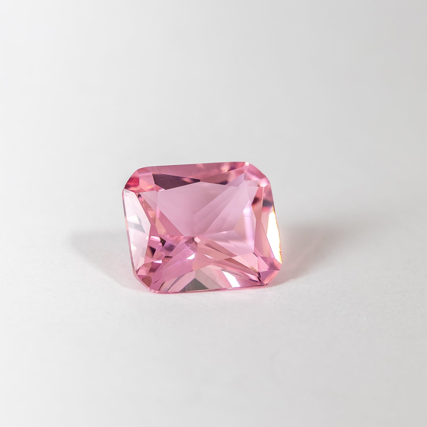 Nanosital #A-1255 Pink Extra Octagon 14*12 mm