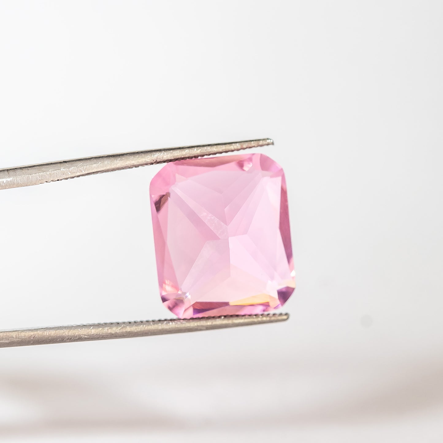 Nanosital #A-1255 Pink Extra Octagon 14*12 mm