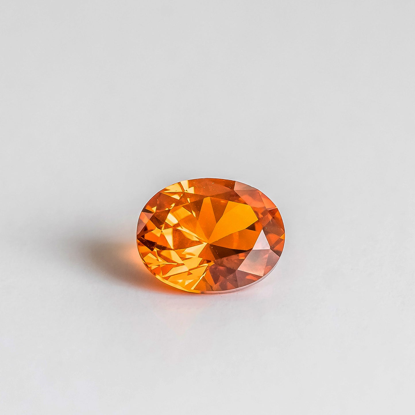 Nanosital #A-2389 Dark Orange Oval 10*8 mm