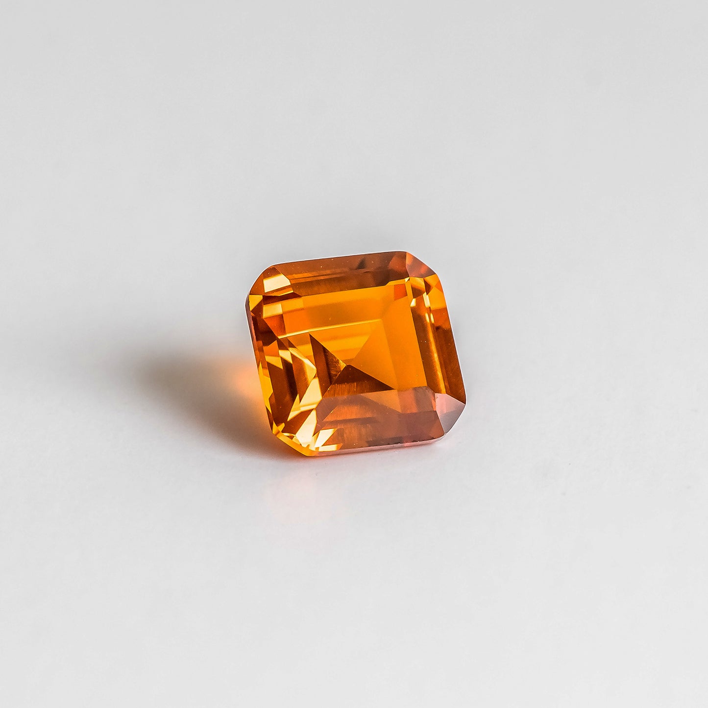 Nanosital #A-2389 Dark Orange Octagon 10*10 mm