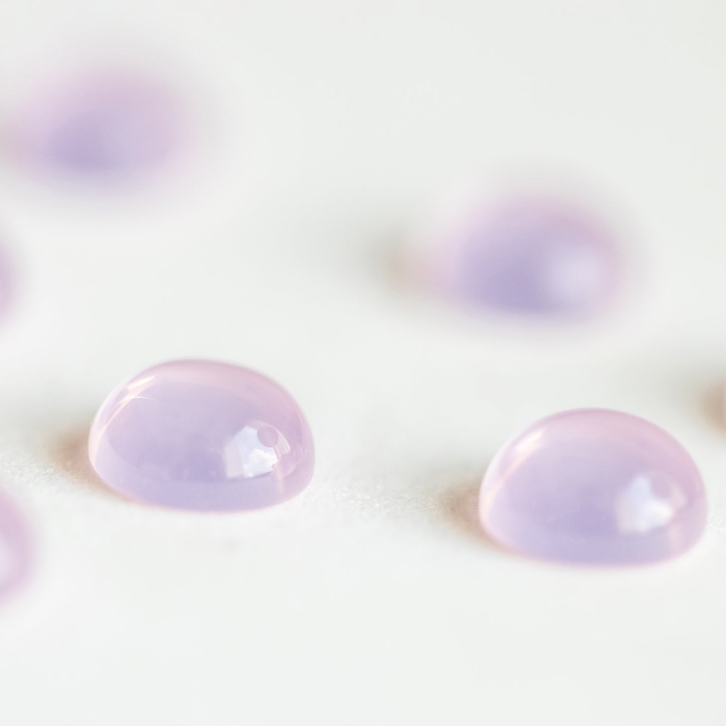 Nanosital #E-196/1 Pink Quartz Round Cabochon 6 mm