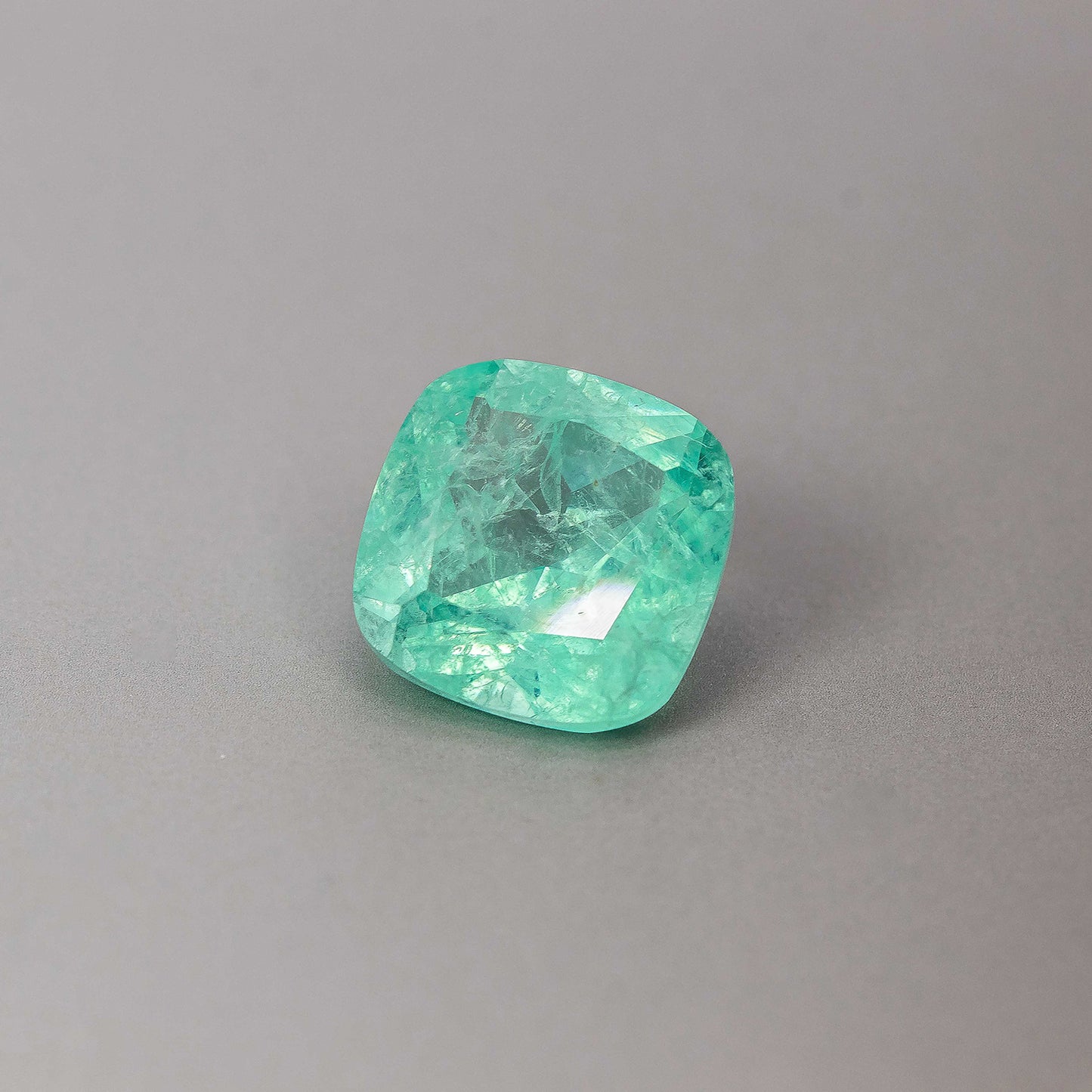 Nanosital #Z-5911 Beryl (Russian Emerald) Cushion 12*12 mm
