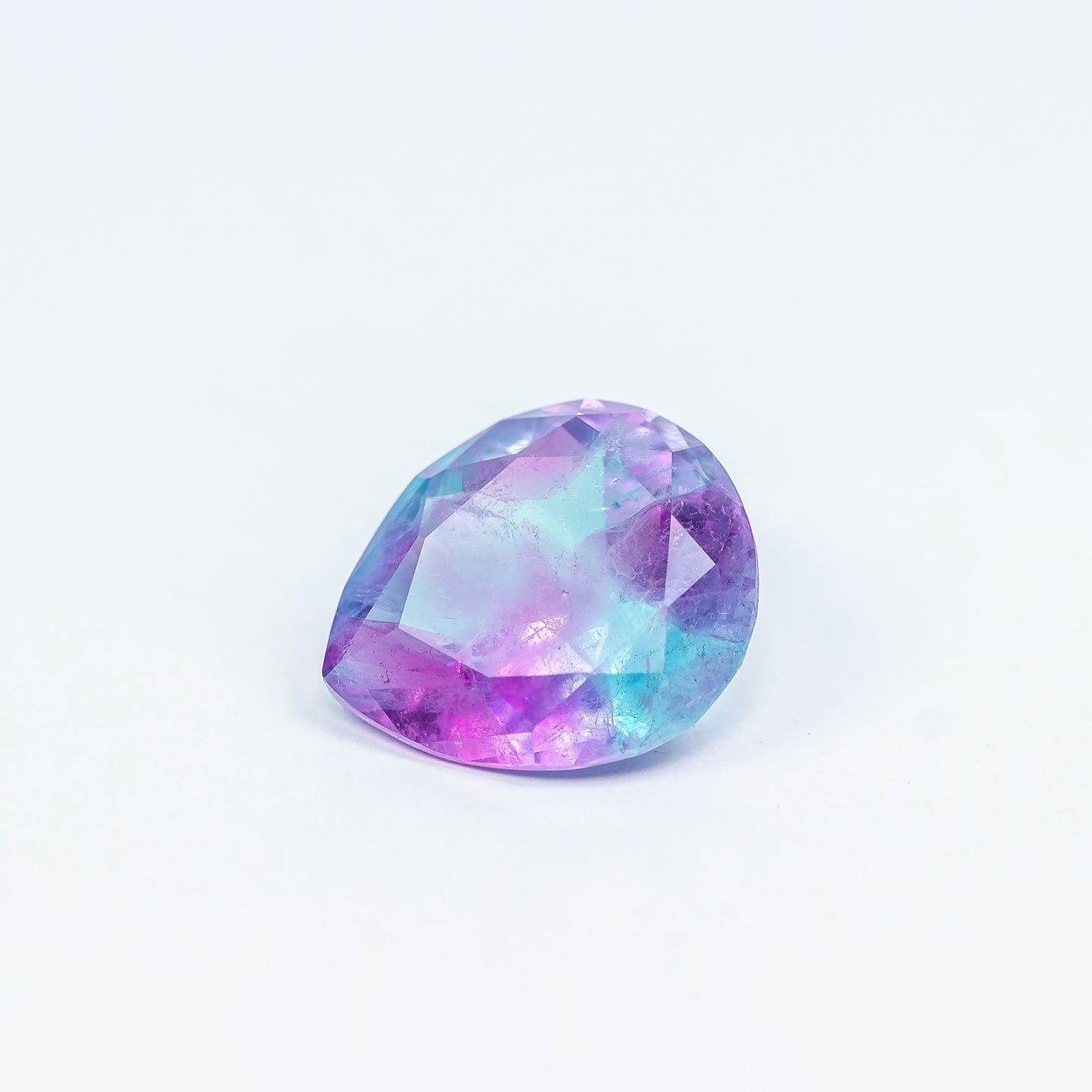 Nanosital #A-108/B+ A-8483 Blue-Pink Mélange Pear 16*14 mm